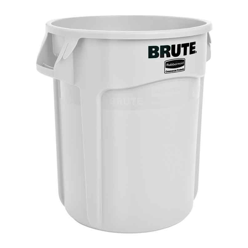 Ronde Brute container 75,7 liter, Rubbermaid - wit