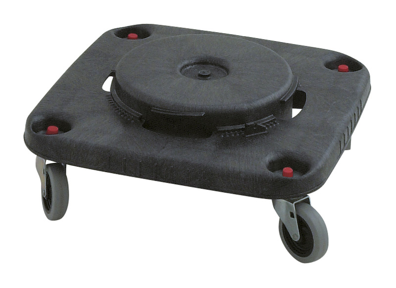 Brute Dolly vierkant, Rubbermaid - zwart