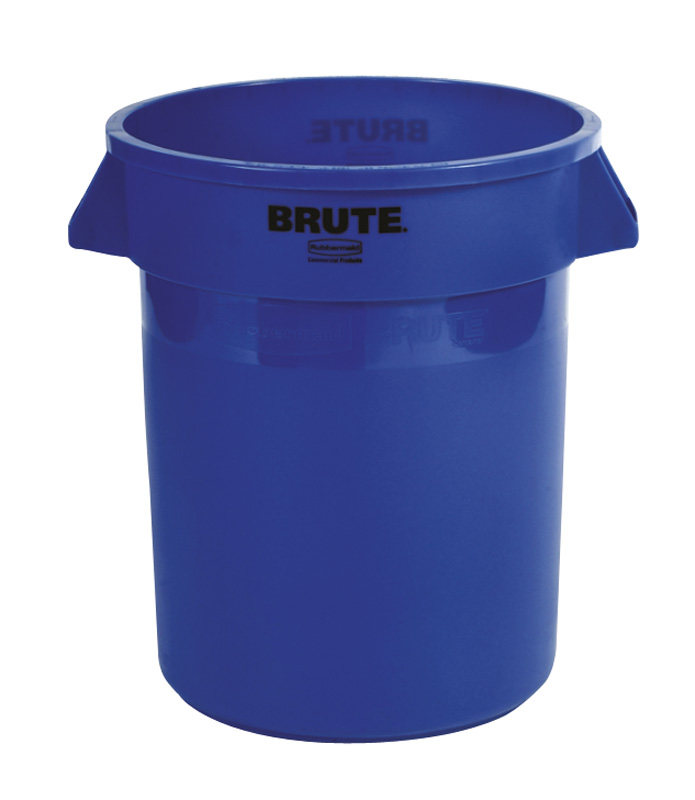 Ronde Brute container 75,7 liter, Rubbermaid - blauw