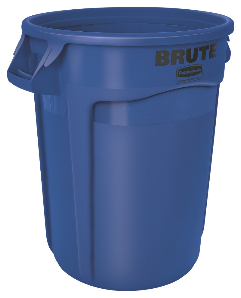 Ronde Brute container 121,1 liter, Rubbermaid - blauw