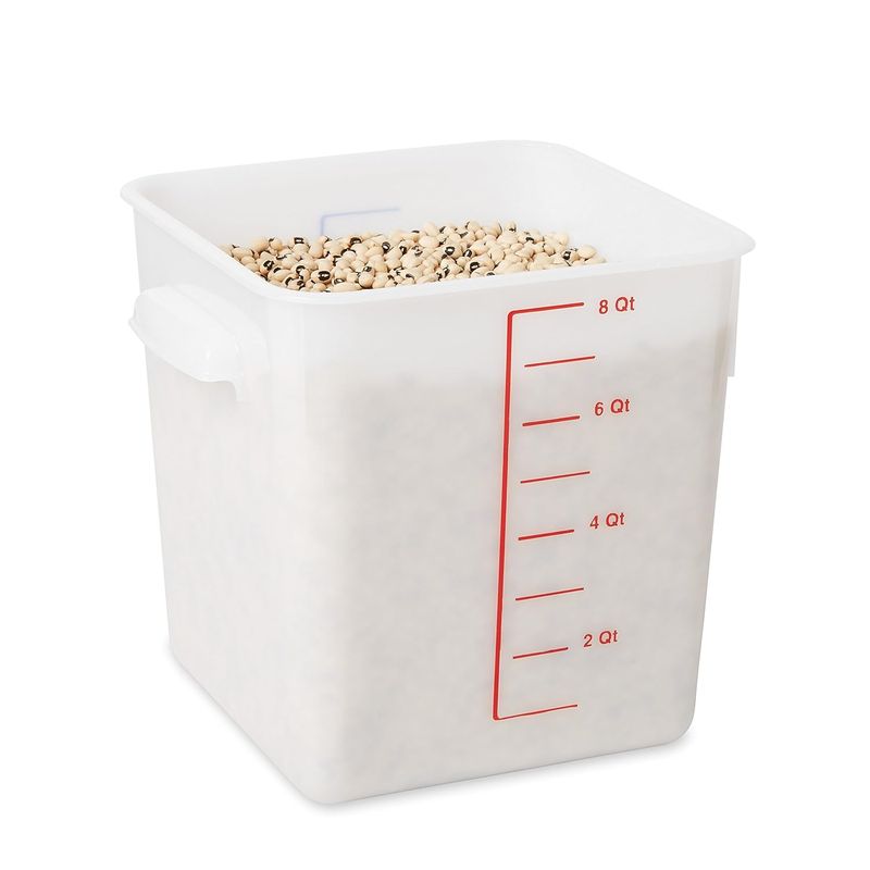 Ruimtebesparende container 7,6 liter, Rubbermaid - wit