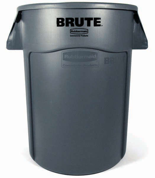 Ronde Brute Utility container 166,5 liter, Rubbermaid - grijs