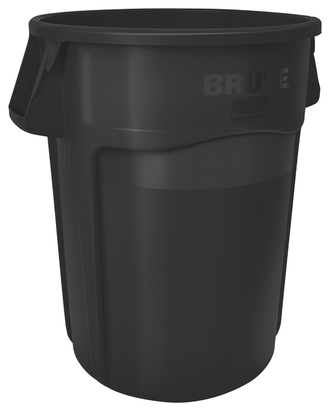 Ronde Brute Utility container 166,5 liter, Rubbermaid - zwart