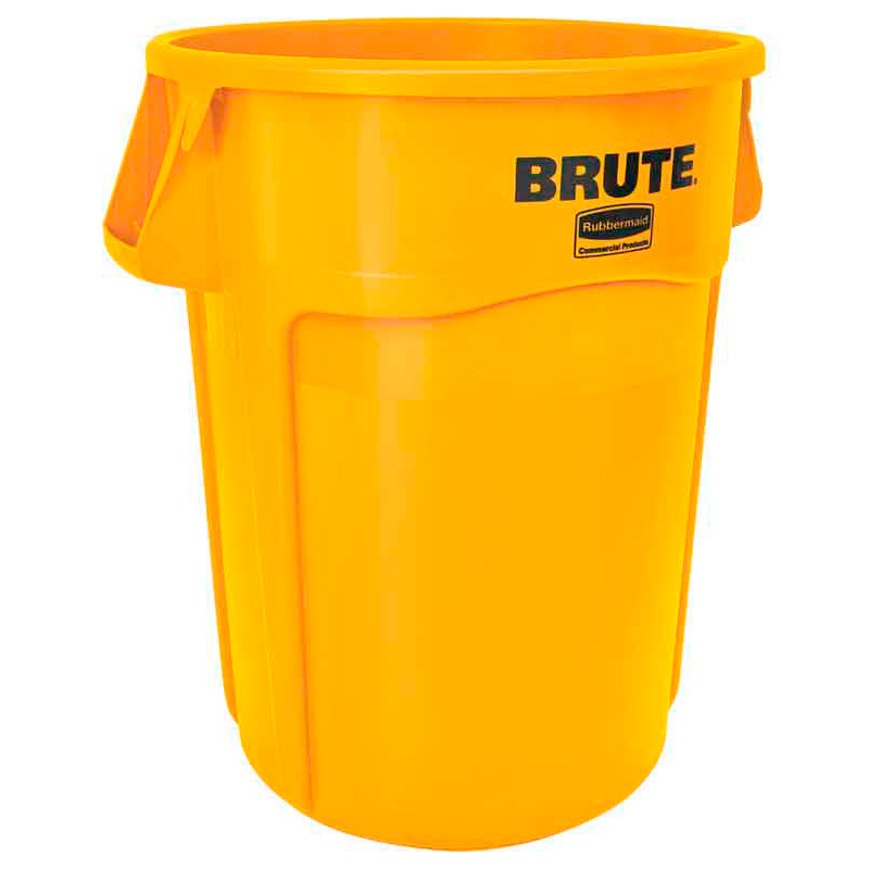 Ronde Brute Utility container 166,5 liter, Rubbermaid - geel