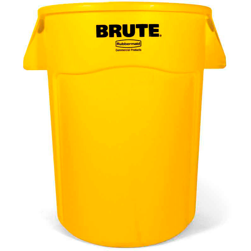 Ronde Brute Utility container 166,5 liter, Rubbermaid - geel