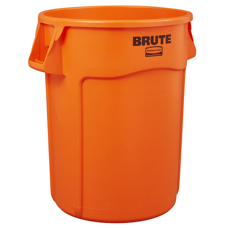 Ronde Brute Utility container 166,5 liter, Rubbermaid - oranje