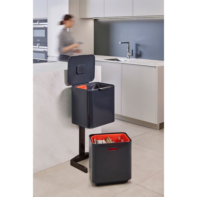 Intelligent Waste Totem Max 60 liter, Joseph Joseph - grafiet