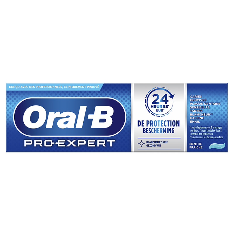 Pro-Expert Gezond Wit Tandpasta 12x75ml, ORAL-B MANUAL