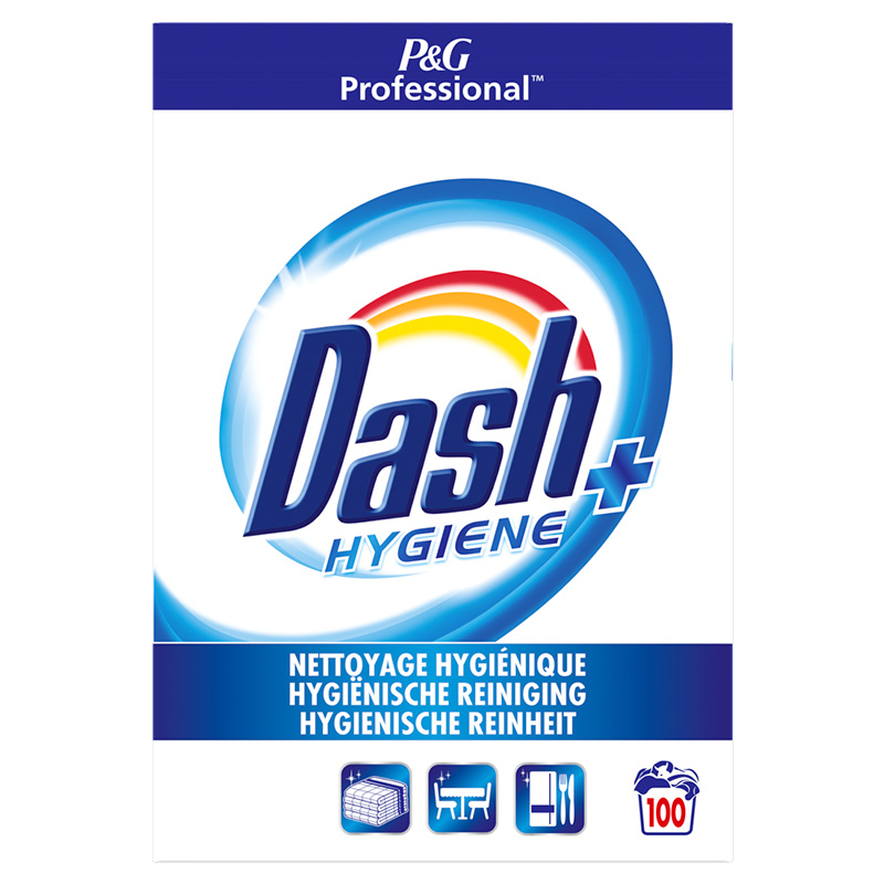 Wasmiddel Hygiene poeder 100sc, DASH PROFESSIONAL