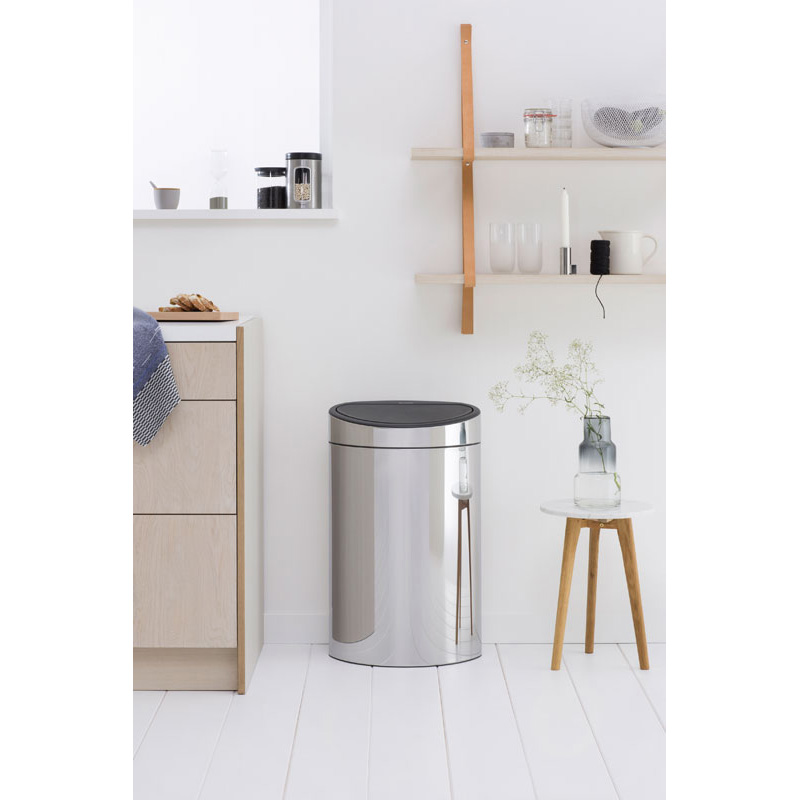 Touch Bin New 40 liter, Brabantia - chroom