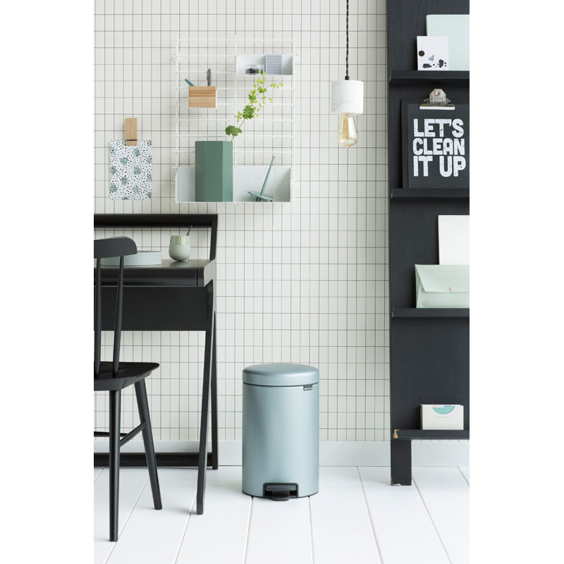 Pedaalemmer NewIcon 12 liter, Brabantia - metallic mint