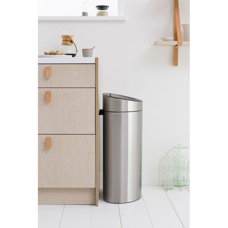 Touch Bin New 40 liter, Brabantia - mat RVS FPP