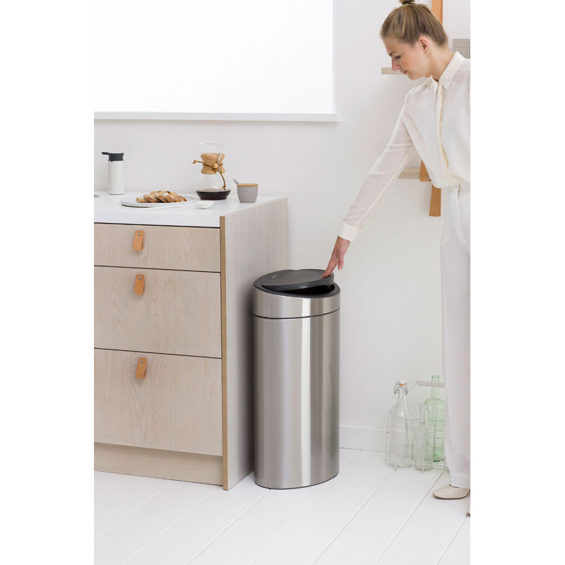 Touch Bin New 40 liter, Brabantia - mat RVS FPP