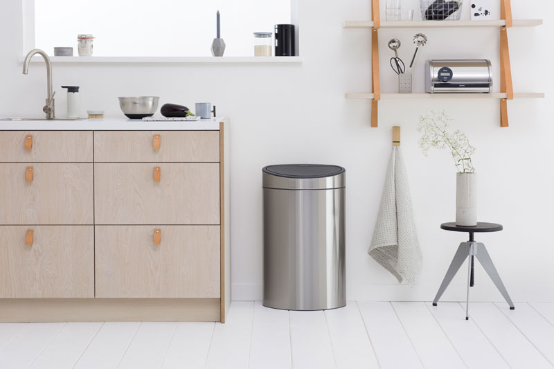 Touch Bin New 40 liter, Brabantia - mat RVS FPP