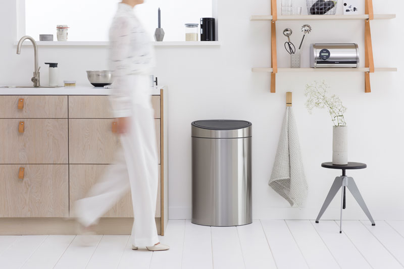 Touch Bin New 40 liter, Brabantia - mat RVS FPP