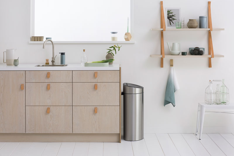 Touch Bin New 40 liter, Brabantia - mat RVS FPP