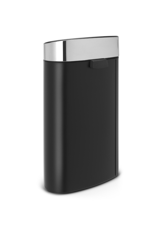 Touch Bin New 40 liter, Brabantia - mat rvs, mat zwart