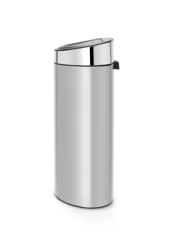 Touch Bin 40 liter, Brabantia - metallic grijs