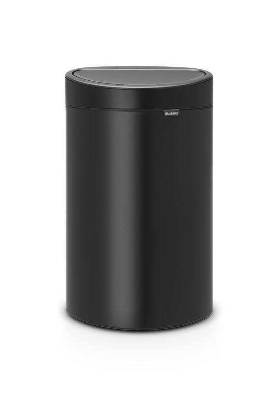 Touch Bin New 40 liter, Brabantia - mat zwart