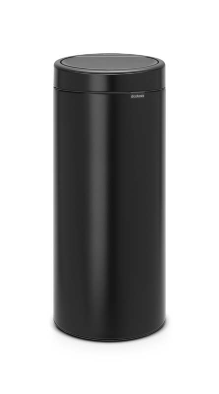 Touch bin New 30 liter, Brabantia - mat zwart