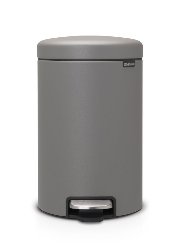 Pedaalemmer NewIcon 12 liter, Brabantia - mineral concrete grey