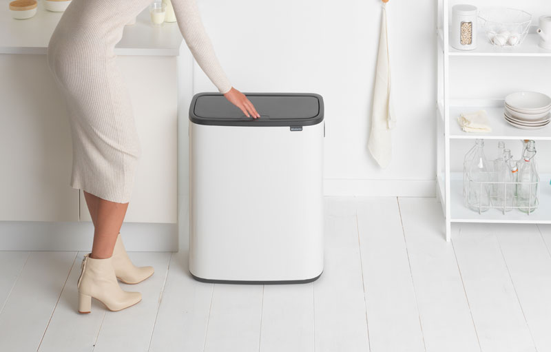 Bo Touch Bin 2x30 liter, Brabantia - wit