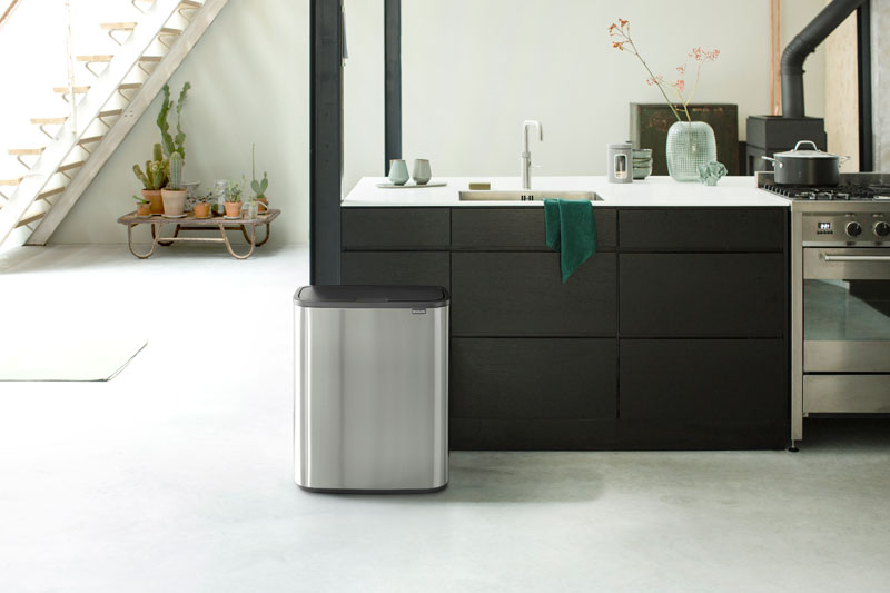 Bo Touch Bin 2x30 liter, Brabantia - mat RVS FPP