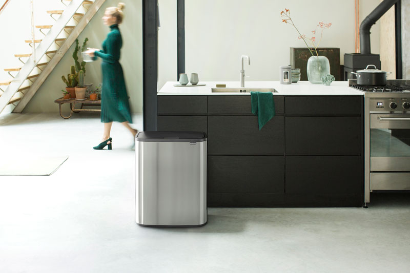 Bo Touch Bin 2x30 liter, Brabantia - mat RVS FPP