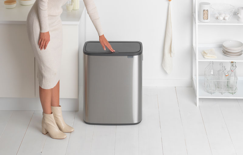 Bo Touch Bin 2x30 liter, Brabantia - mat RVS FPP