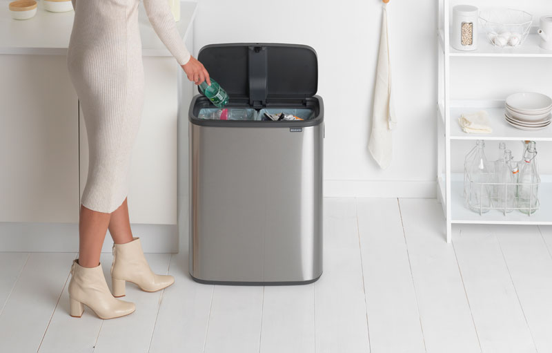 Bo Touch Bin 2x30 liter, Brabantia - mat RVS FPP