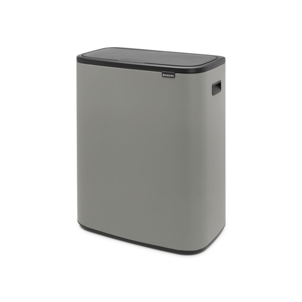 Bo Touch Bin 2x30 liter, Brabantia - mineral concrete grey