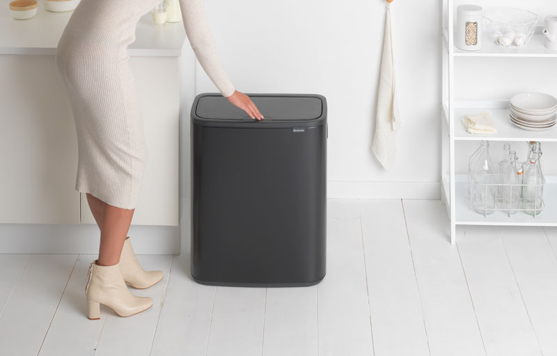 Bo Touch Bin 2x30 liter, Brabantia - mat zwart