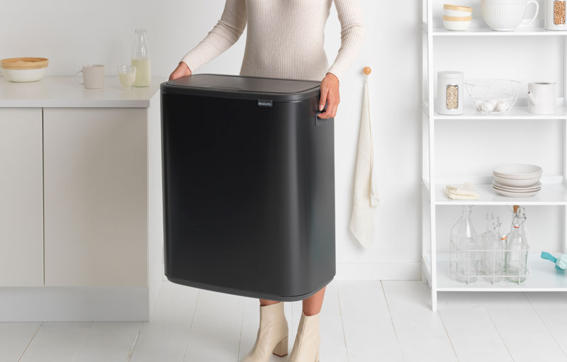 Bo Touch Bin 2x30 liter, Brabantia - mat zwart