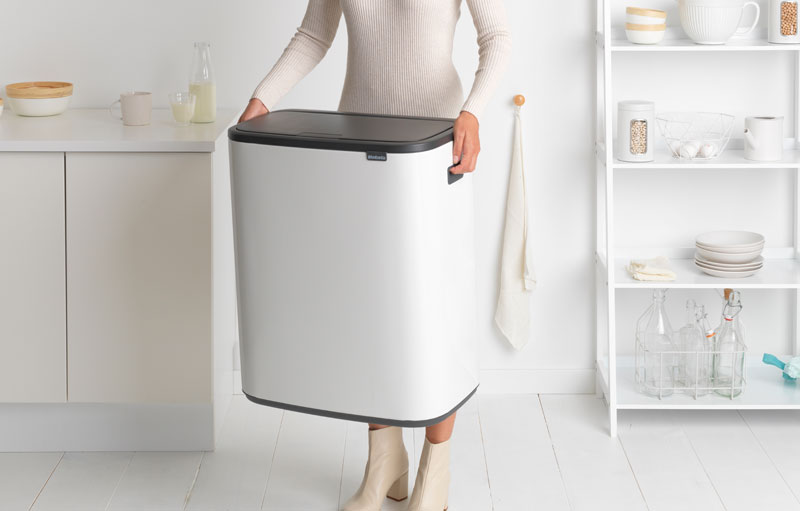 Bo Touch Bin 60 liter, Brabantia - wit