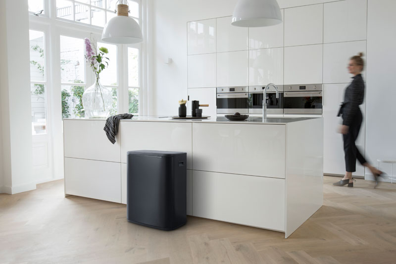 Bo Touch Bin 60 liter, Brabantia - mat zwart