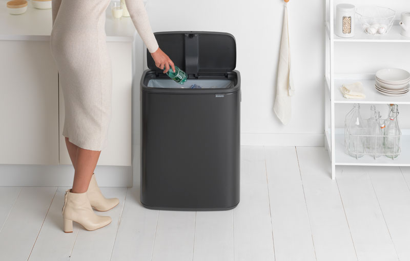 Bo Touch Bin 60 liter, Brabantia - mat zwart