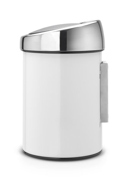 Wandafvalemmertje Touch Bin 3 liter, Brabantia - wit