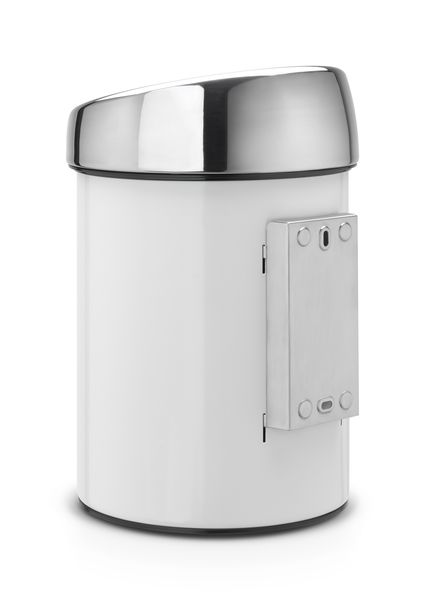 Wandafvalemmertje Touch Bin 3 liter, Brabantia - wit