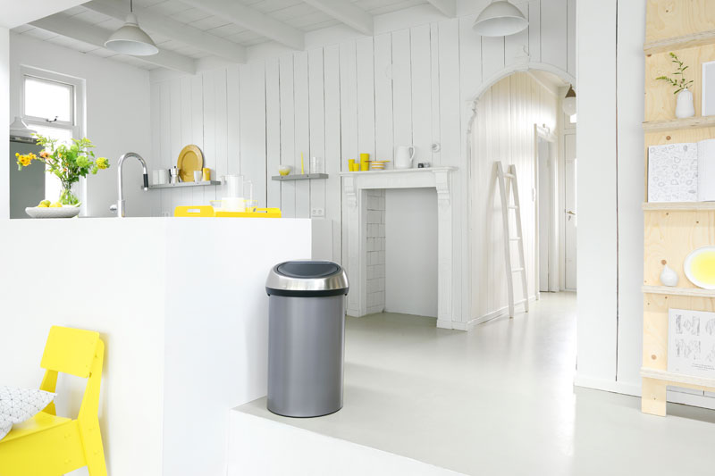 Touch Bin 60 liter, Brabantia - platina