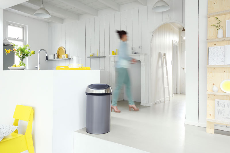 Touch Bin 60 liter, Brabantia - platina