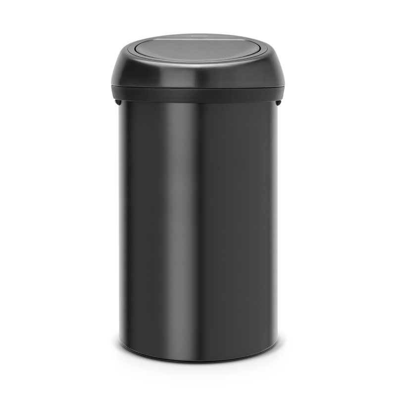 Touch Bin 60 liter, Brabantia - mat zwart