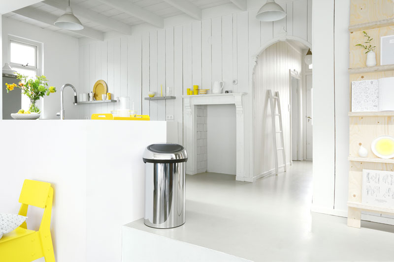 Touch Bin 60 liter, Brabantia - chroom