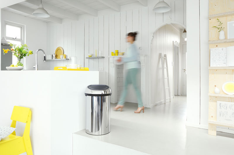 Touch Bin 60 liter, Brabantia - chroom