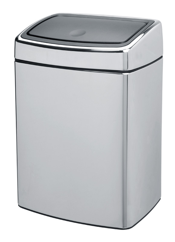 Touch bin 10 liter, Brabantia - chroom