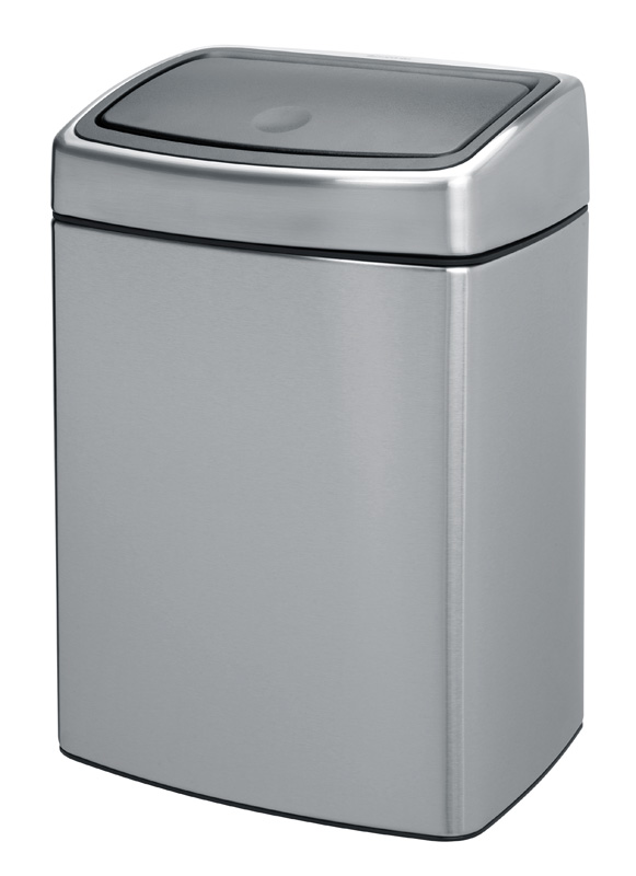 Touch bin 10 liter, Brabantia - mat RVS FPP