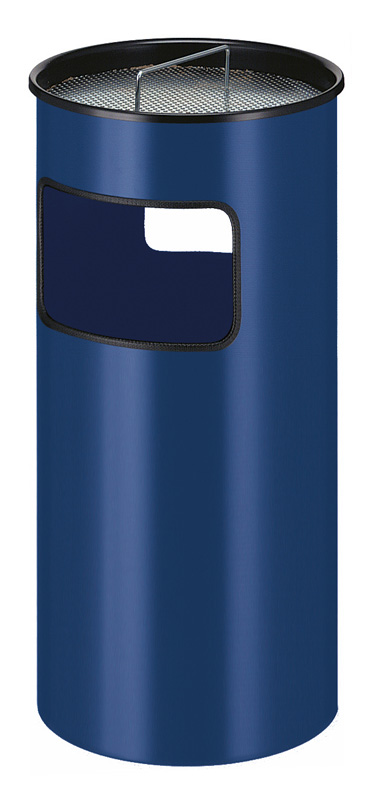 As-papierbak 50 liter, V-part - blauw