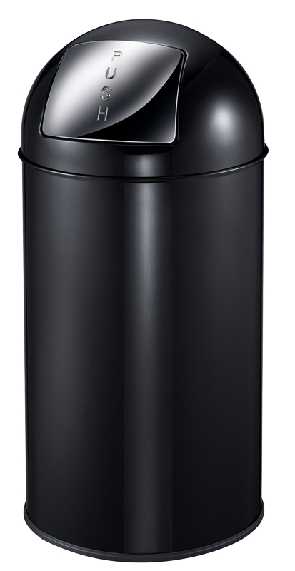 Pushcan 40 liter, EKO - zwart