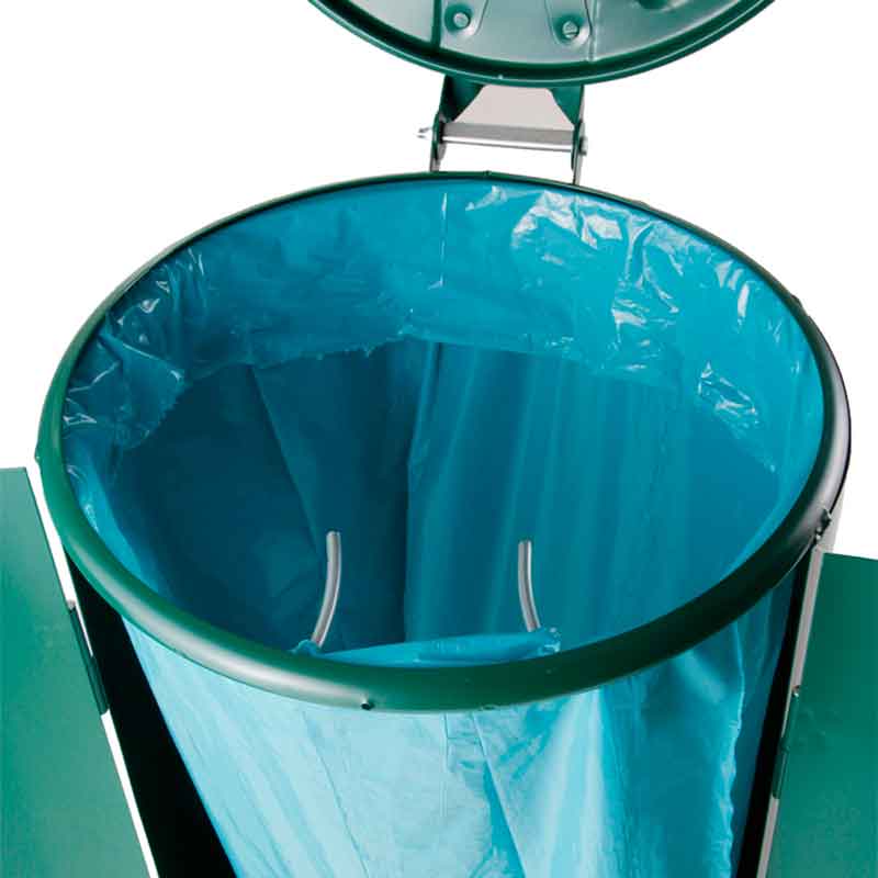 Afvalzakhouder 120 liter - groen