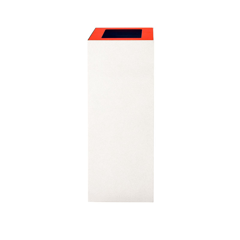 Top modulaire afvalscheidingsunit 60 liter, V-part - rood