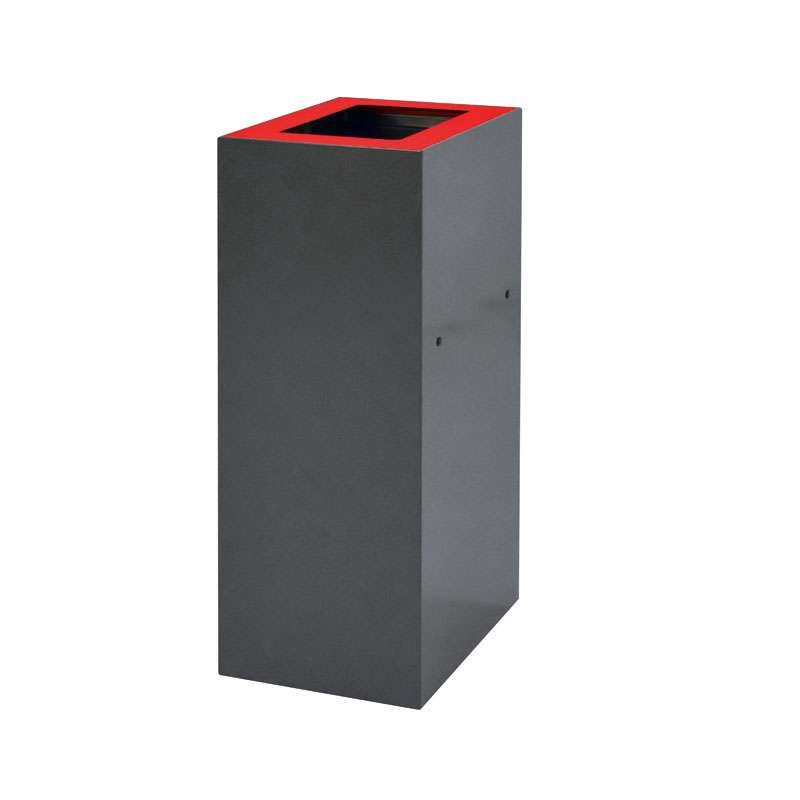 Top modulaire afvalscheidingsunit 60 liter, V-part - rood